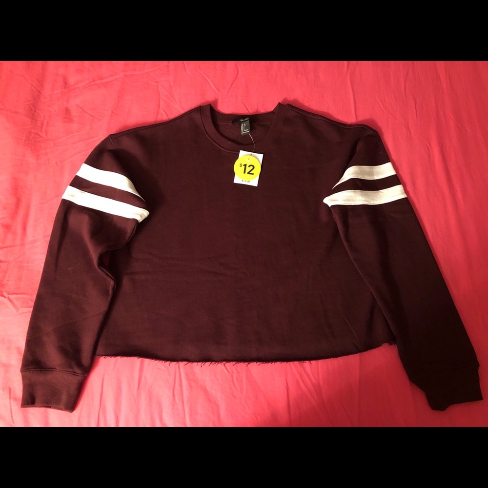 NWT Forever21 crop sweatshirt